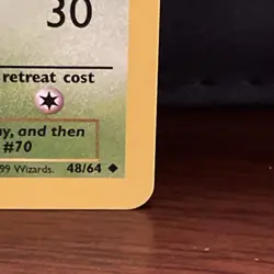 Weepinbell 48/64 Pokemon Card TCG Jungle Unlimited Non Holo 1999 WOTC Near Mint - Image 4