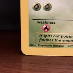 Weepinbell 48/64 Pokemon Card TCG Jungle Unlimited Non Holo 1999 WOTC Near Mint - Image 5