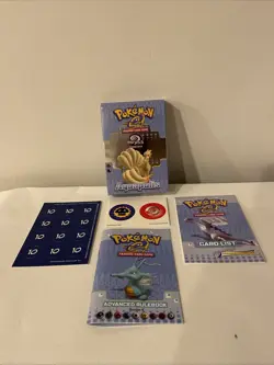 Pokemon Aquapolis Abyss Theme Deck Box, Rule Book, Card List, Etc. - NO CARDS - Image 1