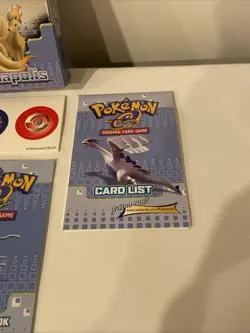 Pokemon Aquapolis Abyss Theme Deck Box, Rule Book, Card List, Etc. - NO CARDS - Image 4