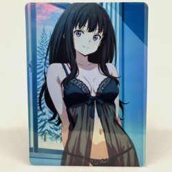 Lycoris Recoil Takina Inoue Goddess Anime Waifu ACG Foil Card - Image 1