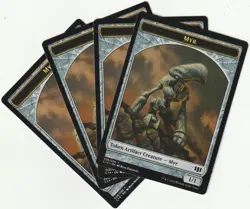 ✪ 4 MAGIC The Gathering MYR/PENTAVITE Doppelkarte Token PLAYSET C14/EN NM/EX - Image 1