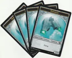 ✪ 4 MAGIC The Gathering MYR/PENTAVITE Doppelkarte Token PLAYSET C14/EN NM/EX - Image 2