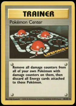 Pokemon Center Regular 085/102 Base Set LP - Image 1
