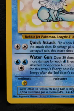 Vaporeon 28/64 LP Jungle Regular Rare Unlimited Pokemon TCG - Image 5