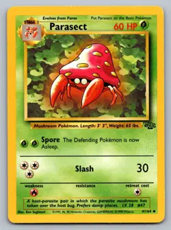 Pokemon TCG Jungle Parasect 41/64 - Image 1