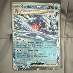 Pokemon Garchomp EX SV04-Paradox Rift Holo Double Rare Stage 2 HP320 Eng - Image 1