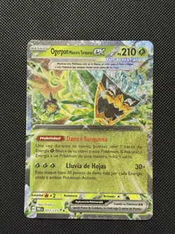 SPANISH Pokemon Prismatic Evolutions - Ogerpon Teal Mask Ex - 012/131 - Full Art - Image 2