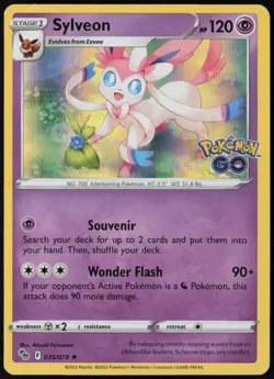 Sylveon Pokemon GO Holo 035/078 - Image 1