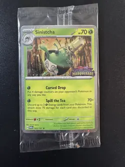 Sinistcha 022 Stamped Best Buy Promo New / Sealed Pokemon Twilight Masquerade - Image 1