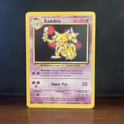 Kadabra Pokemon TCG 032/102 Base Set Regular LP - Image 1