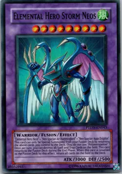Yugioh Elemental Hero Storm Neos PTDN-EN043 Super Rare NM - Image 1