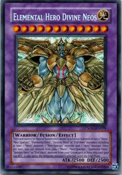 Yugioh Elemental Hero Divine Neos CSOC-EN098 Secret Rare NM - Image 1