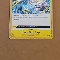One Piece Hino Bird Zap (OP05-116/258) OP05 Awakening of the New Era NM TCG CCG - Image 3