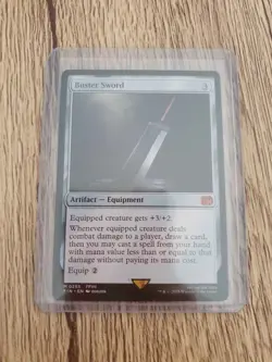Buster Sword (FIN-255) - FINAL FANTASY Magic The Gathering Near Mint Card - Image 1