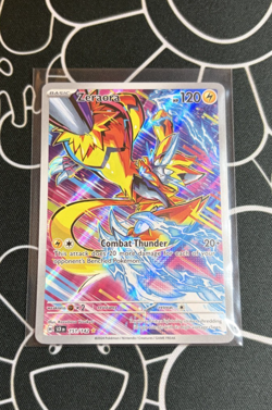 Zeraora 151/142 SV07 Stellar Crown Illustration Rare Pokemon Card Full Art NM - Image 2