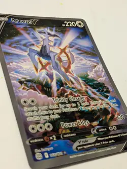 Arceus V Full Art Ultra Rare 166/172 Brilliant Stars Pokemon Card 220 HP - Image 2