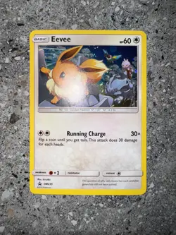 Pokemon TCG Cards Eevee SM235 Black Star Promo Holo NM-M - Image 3