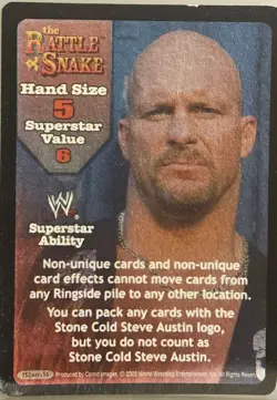 WWE RAW DEAL STONE COLD STEVE AUSTIN 24 CARD LOT - Image 3