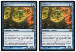 Chronozoa x2 2x 2007 Planar Chaos Blue Rare Creature MTG SP - NM AZ1 - Image 1