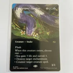 MTG: Fangkeeper’s Familiar(Borderless) - 0357 Tarkir Dragonstorm Rare NM - Image 1