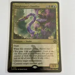 MTG: Fangkeeper’s Familiar(Foil) - 0183 Tarkir Dragonstorm Rare NM - Image 1