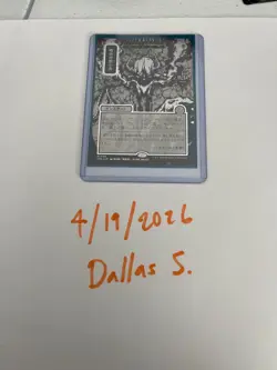 Vampiric tutor Japanese alt art silver scroll foil - Image 1