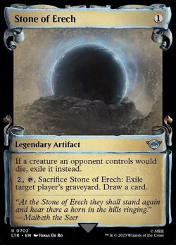 Stone of Erech Showcase Scroll #702 | LTR The Lord of the Rings | MTG NM - Image 1