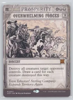 Overwhelming Forces Normal M Outlaws of Thunder Junction: Breaking News 17 NM - Image 1