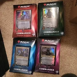 MTG Commander 2018 (Set of 4) Factory SEALED/New Decks - Magic the Gathering - Image 1