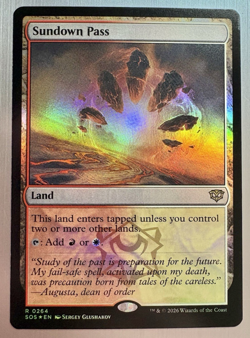 Sundown Pass - 264 - MTG: Secrets of Strixhaven - Rare - FOIL - Image 1