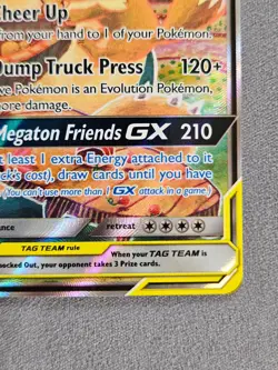 Eevee & Snorlax GX SM169 Pokemon Black Star Promo Sun & Moon Tag Team - Image 5