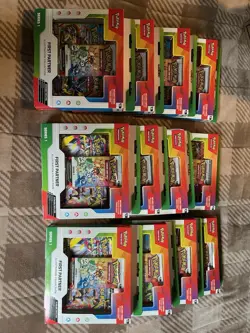 Pokemon First Partner Illustration Collection Series 1 - Lot of 12 Sealed Boxes - Image 1