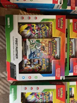Pokemon First Partner Illustration Collection Series 1 - Lot of 12 Sealed Boxes - Image 2