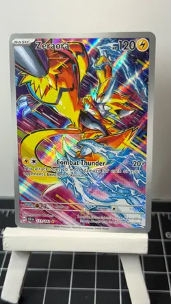 Zeraora 151/142 Pokemon TCG: Stellar Crown Illustration Rare Holo - Pack Fresh - - Image 1