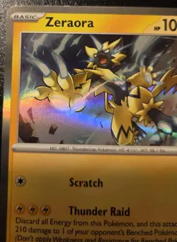 Zeraora 078/182 Holo Rare Scarlet & Violet: Destined Rivals Pokemon TCG - Image 2
