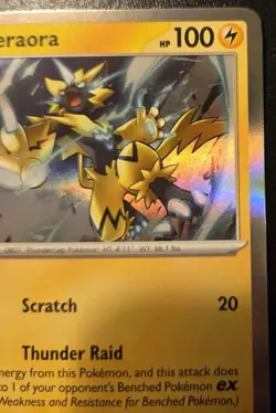 Zeraora 078/182 Holo Rare Scarlet & Violet: Destined Rivals Pokemon TCG - Image 3
