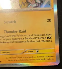 Zeraora 078/182 Holo Rare Scarlet & Violet: Destined Rivals Pokemon TCG - Image 5