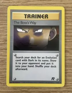 The Boss’s Way 73/82 Uncommon | Team Rocket | Near Mint | Pokemon TCG - Image 1