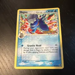 Pokemon Bagon EX Dragon Frontiers 43/101 40HP Delta Species Reverse Holo English - Image 1
