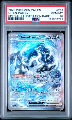 2023 POKEMON PAL EN-PALDEA EVOLVED SPECIAL ILLUSTRATION RARE CHIEN-PAO EX PSA 10 - Image 1