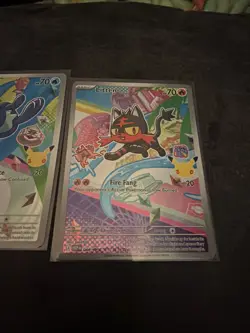 Rowlet, Litten, Popplio First Partner Illustration Set Pokemon - Image 2