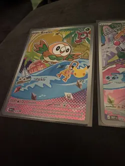 Rowlet, Litten, Popplio First Partner Illustration Set Pokemon - Image 4