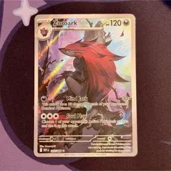 Pokemon Zoroark 143/086 Sv White Flare Rare Holo - Image 1