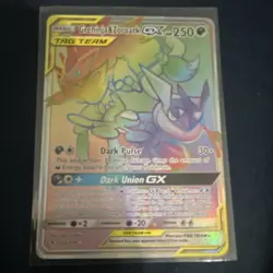 Pokemon Greninja & Zoroark GX TAG TEAM Secret Rare Holo SM-Unbroken Bonds 222/2… - Image 1