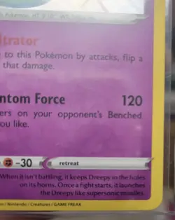 Pokemon Shining Fates Dragapult Shiny Holo Rare SV062/SV122 NM/M PACK FRESH! - Image 5