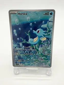 Horsea 067/064 Illustration Rare Pokemon Sv: Shrouded Fable Holo NM - Image 1
