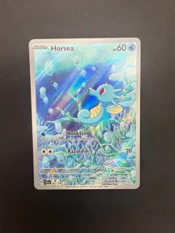 Horsea 067/064 Illustration Rare Pokemon Sv: Shrouded Fable Holo NM - Image 3