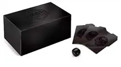 Yugioh Duelist Storage Box Black Leather Konami Satellite Shop Limited Japanese - Image 1