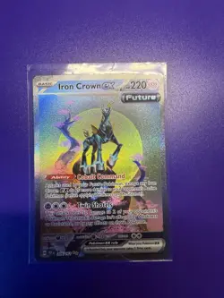 Pokemon TCG Iron Crown EX 206/162 Temporal Forces SIR - Image 3